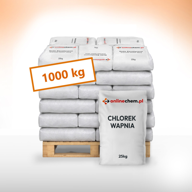 Chlorek Wapnia Paleta 1000kg | Dostawa 0 zł | Cena Producenta