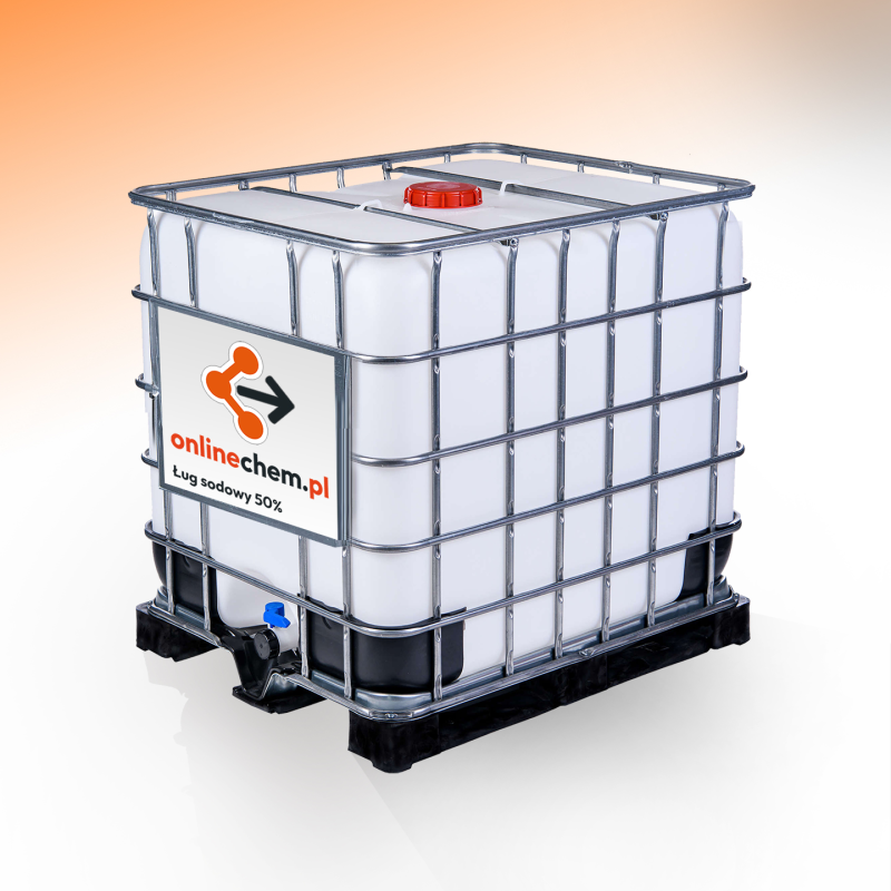 Ług sodowy 50% - 1200 kg | Kaucja za IBC 0 zł | Dostawa 0 zł